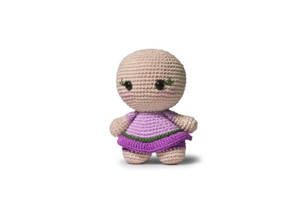 Circulo's Too Cute Collection features the Violet Amigurumi Kit.