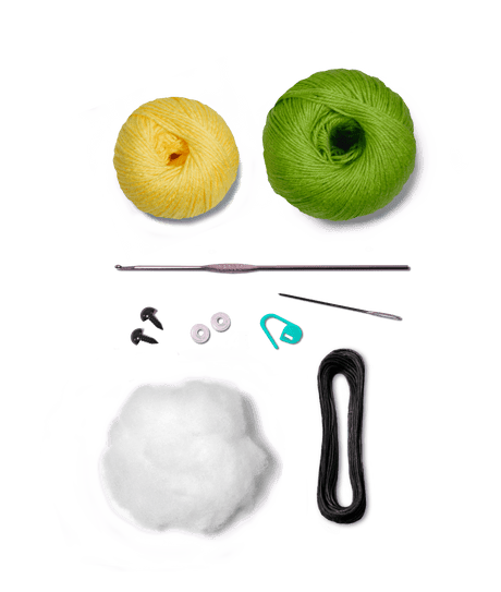 Circulo Amigurumi Kit Baby Dinos Collection - Crochet Kit - Brontosaurus - Leo Hobby