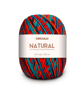 Circulo Barroco Multicolor Premium 4/6, 100% Cotton Yarn for Crochet and Knitting, 226m/200g - Leo Hobby Marketplace